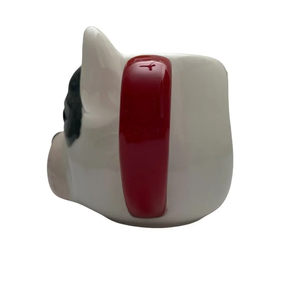 Grey and White French Bulldog 3D Coffee Mug by Lang Dog Lovers Gift Idea